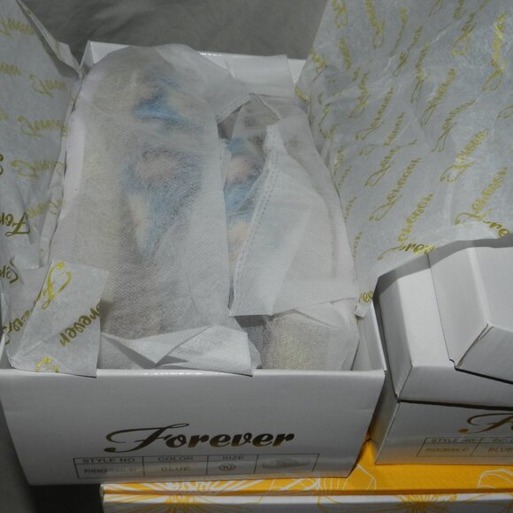 Forever Link Women's Phenomenal-67 Espadrilles Sandals Floral Blue🆕FAST😮‍💨⚡🚚 - Picture 14 of 16